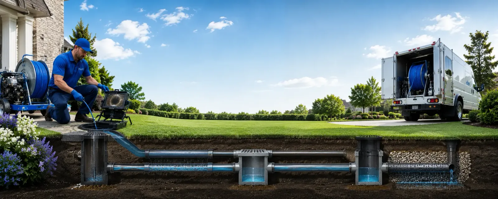 Outdoor drain cleaning information for Westville, IN